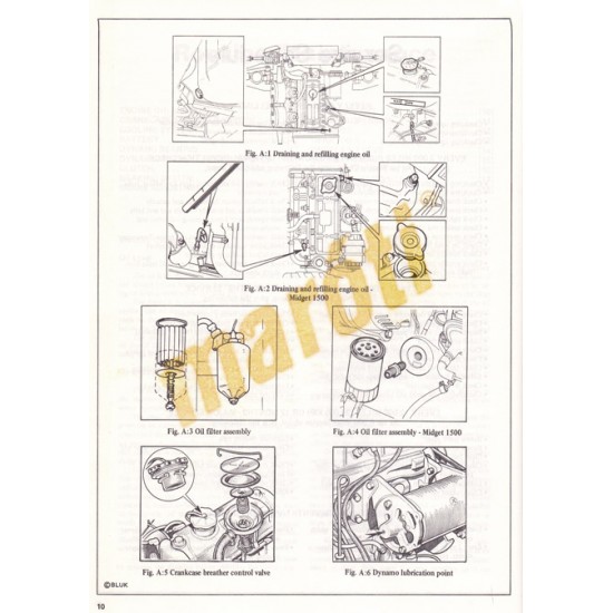 MG Midget 1962-1980 (javítási útmutató)