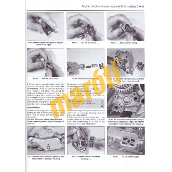 Yamaha XV (Virago) V-Twins (81 - 03)