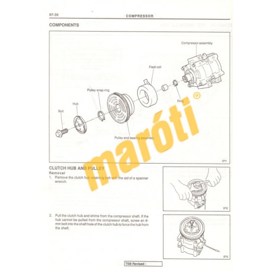Hyundai Lantra Elantra Shop Manual II. 1995