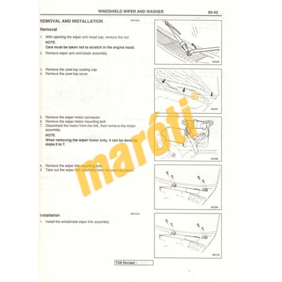 Hyundai Pony Excel 1993 Shop Manual II.