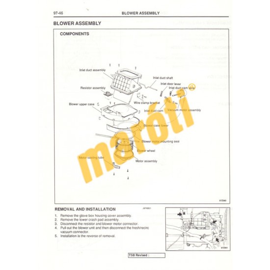 Hyundai Pony Excel 1993 Shop Manual II.