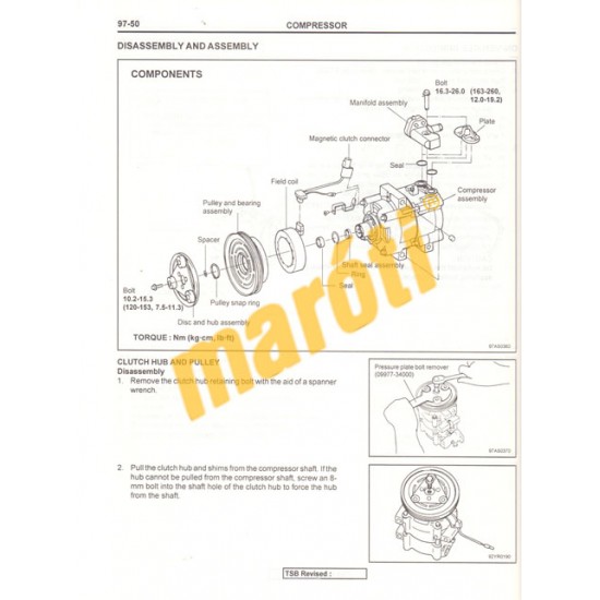 Hyundai Accent Pony Excel 1995 Shop manual II.  (javítási útmutató)