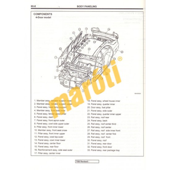 Hyundai Accent Pony Excel 1995 Shop manual I. kötet (javítási útmutató)