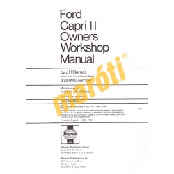 Ford Capri II. 1974-1981 (javítási kézikönyv)