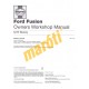 Ford Fusion 2002-2012 (javítási kézikönyv)