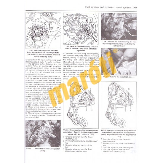 Renault CLIO Diesel (1991-1996) (H to N)