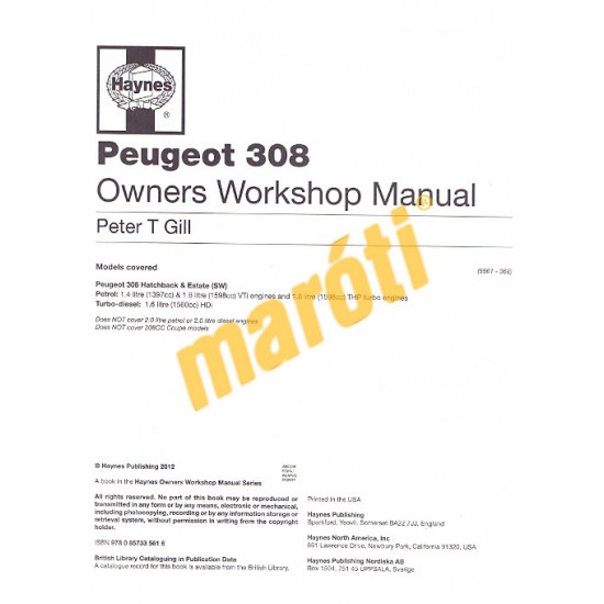 Peugeot 308 2007-2012