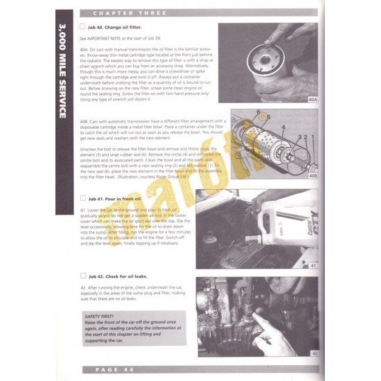 Metro Service Guide and Owners manual 1980-1990 (javítási útmutató)