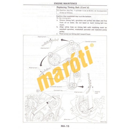 Nissan Model RD Series Diesel Engine Service Manual 1986 (javítási kézikönyv)