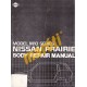 Nissan Prairie Model M10 Series Body Repair Manual 1983 (javítási kézikönyv)