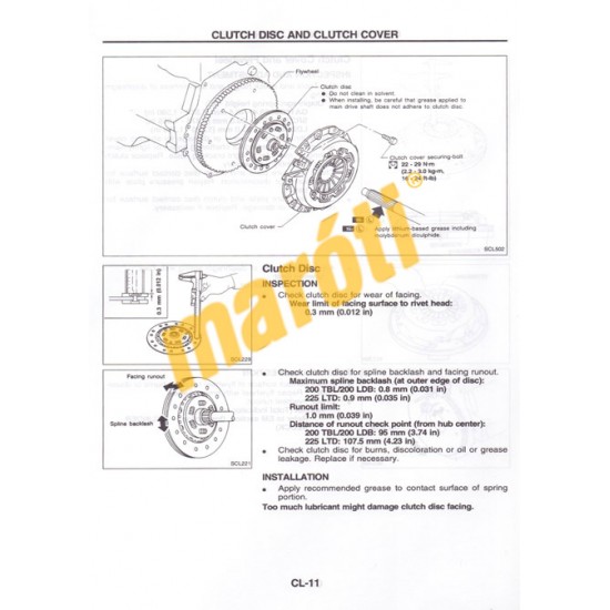 Nissan Serena Model C23 Series Service Manual Volume II (javítási utasítás)