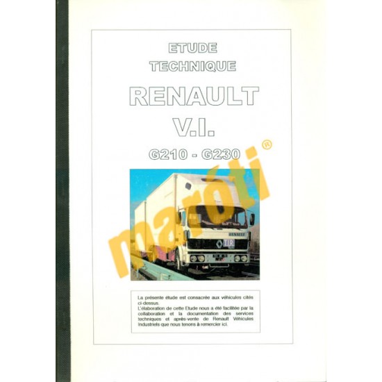 Renault V.I. G210 - G230 (javítási kézikönyv)