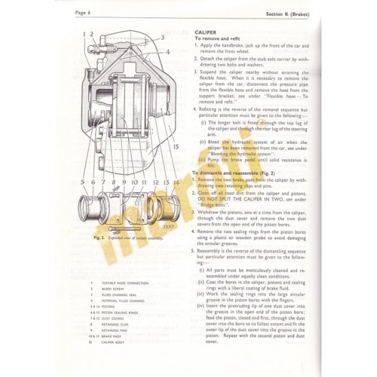 Sunbeam Tiger (1964-68) Shop Manual