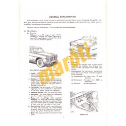 Rover 3.5 Litre Workshop Manual Supplement (javítási kézikönyv kiegészítés)