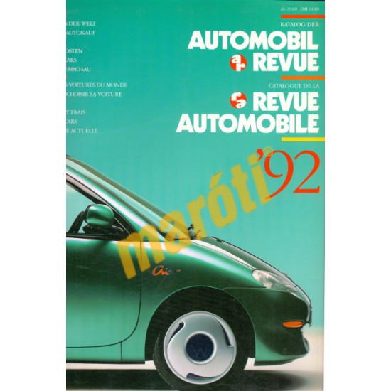 Automobil Revue 1992
