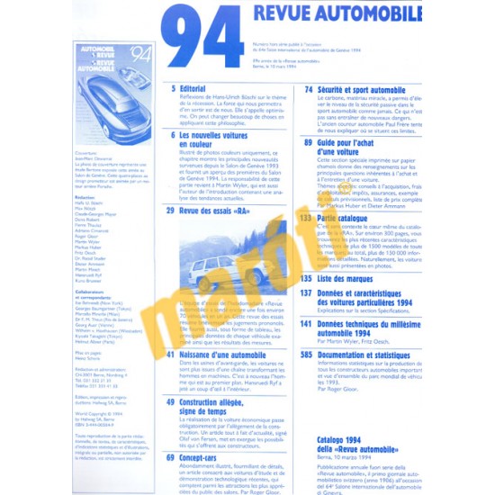 Automobil Revue 1994