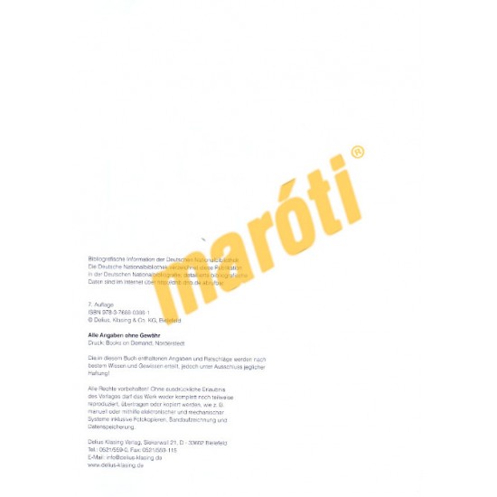 Opel Kadett B+C, Olympia A (Javítási kézikönyv)