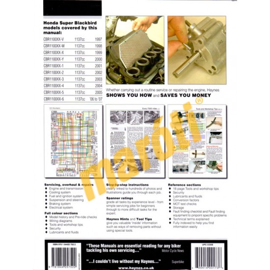 Honda CBR1100XX Super Blackbird (1997 - 2007)