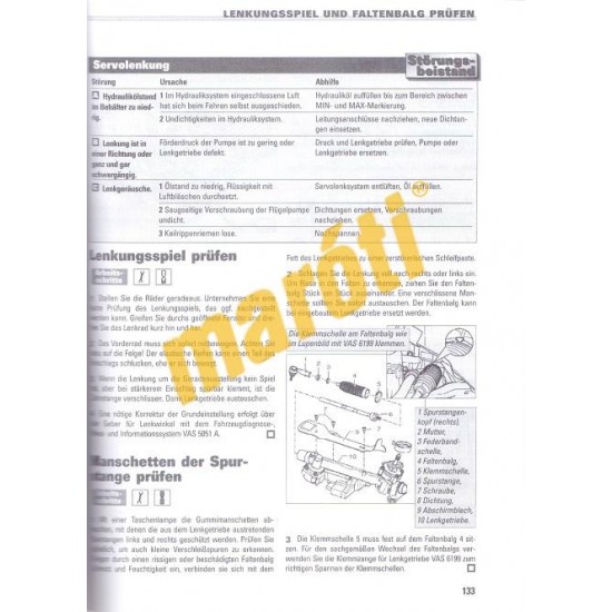 VW Touran Benzin- und Dieselmotoren ab Modelljahr 2003 (Javítási kézikönyv)