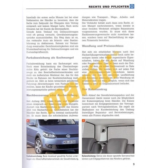 VW Touran Benziner und Diesel mit Cross und BlueMotion Ab Baujahr 2010 (Javítási kézikönyv)