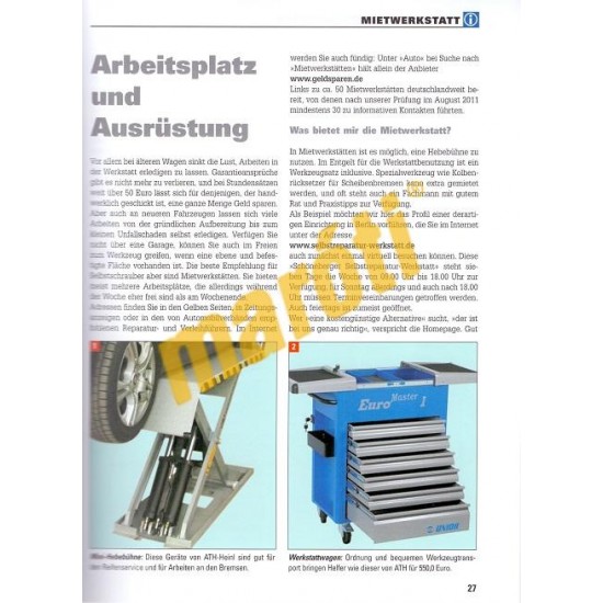 VW Touran Benziner und Diesel mit Cross und BlueMotion Ab Baujahr 2010 (Javítási kézikönyv)