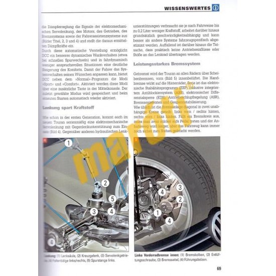 VW Touran Benziner und Diesel mit Cross und BlueMotion Ab Baujahr 2010 (Javítási kézikönyv)