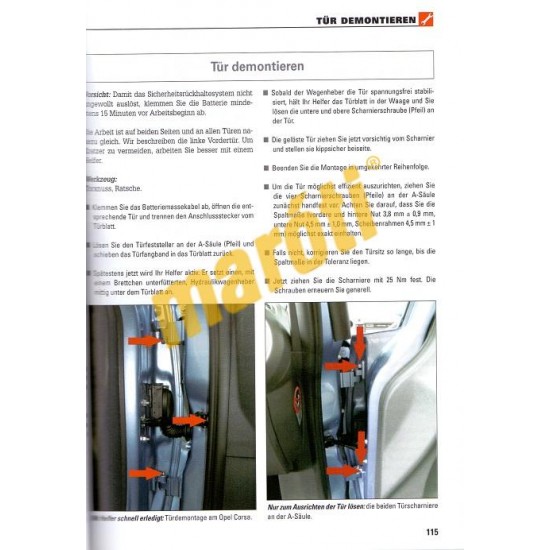 Opel Corsa D 2013 (Javítási kézikönyv)