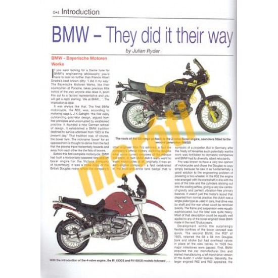 BMW R1200  Liqiud-cooled Twins