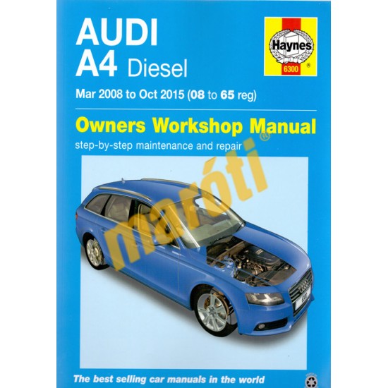 Audi A4 Diesel, Owners Workshop Manual