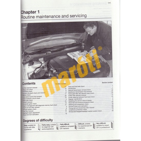 Audi A4 Diesel, Owners Workshop Manual