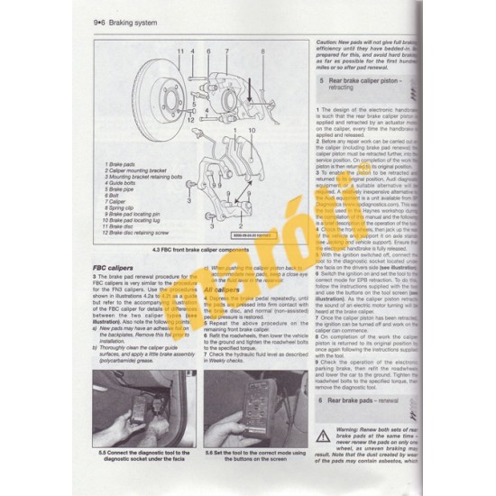 Audi A4 Diesel, Owners Workshop Manual