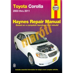 Toyota Corolla 2003 thru 2013