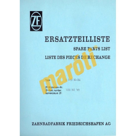 Ersatzteilliste Spare Parts List S 6-90 MO-CSA