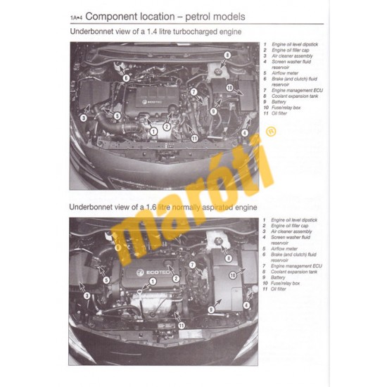 Vauxhall/Opel Astra Dec 2009 to 2013 (59 to 13 reg) Petrol & Diesel