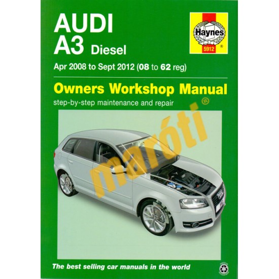 Audi A3 Diesel Apr 2008 to Sept 2012 (08 to 62 reg)