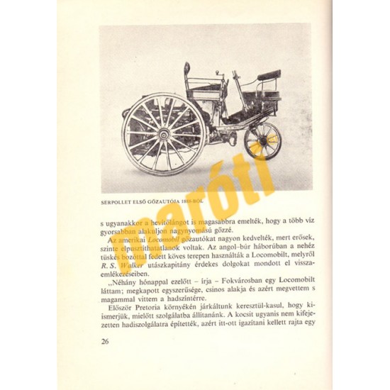 A gépkocsi regénye