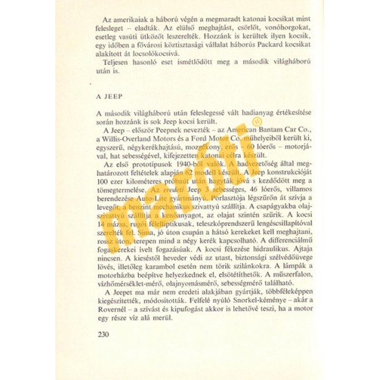 A gépkocsi regénye