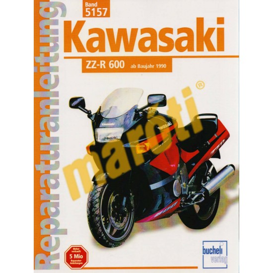 Kawasaki ZZ-R 600 1990 (Javítási kézikönyv)