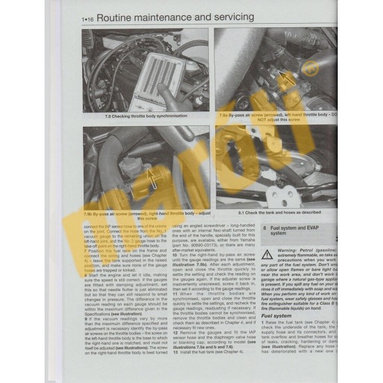 Yamaha MT-07 (FZ-07), Tracer & XSR700 (2014-2017) Javítási kézikönyv