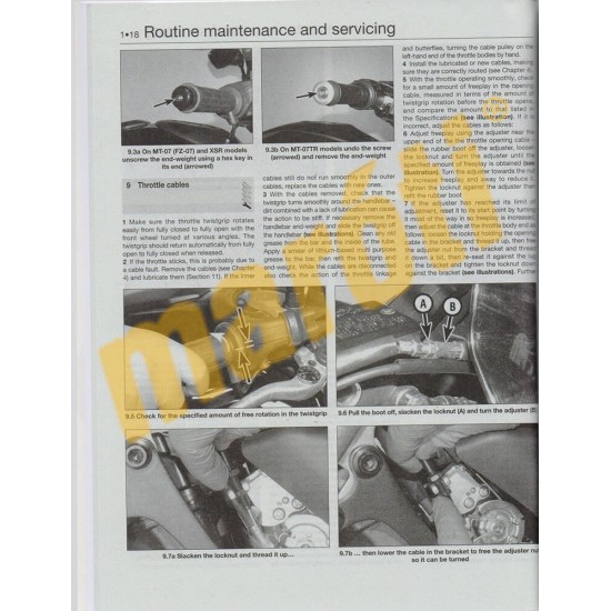 Yamaha MT-07 (FZ-07), Tracer & XSR700 (2014-2017) Javítási kézikönyv