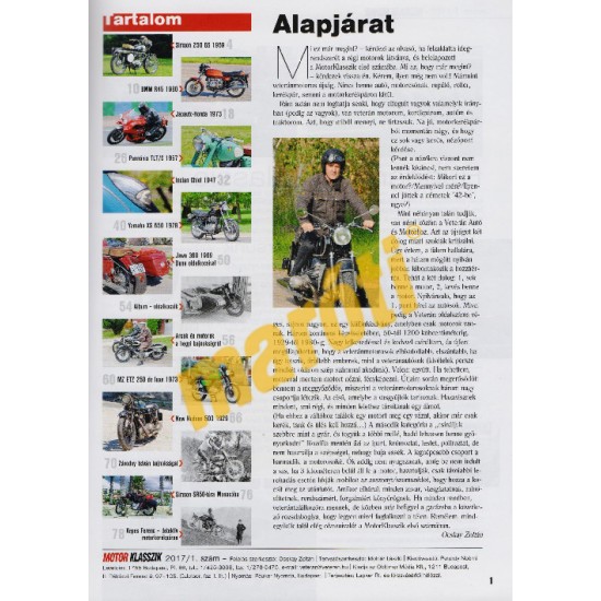 Motor Klasszik 2017/1. szám