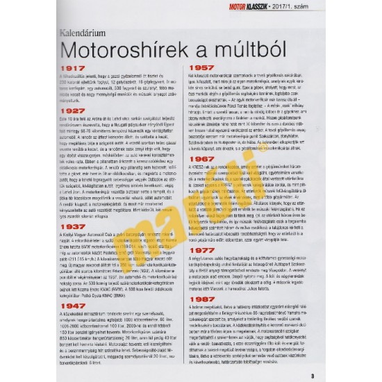 Motor Klasszik 2017/1. szám
