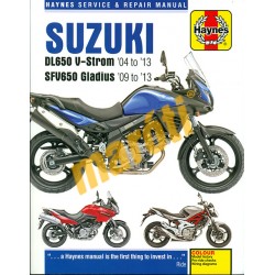 Suzuki DL650 V-Strom (2004- 2013) & SFV650 Gladius (2009-2013)