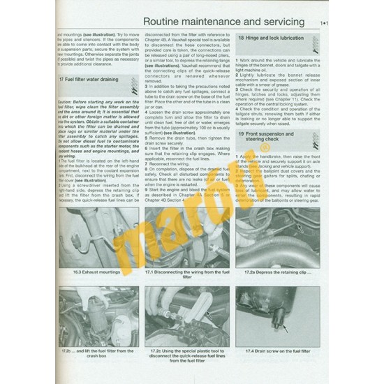 Vauxhall/Opel Combo Van Diesel (Oct 2001 to Jan 2012) Javítási kézikönyv