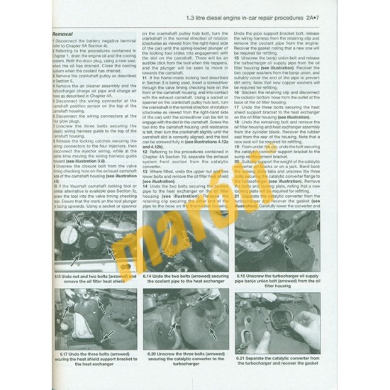 Vauxhall/Opel Combo Van Diesel (Oct 2001 to Jan 2012) Javítási kézikönyv