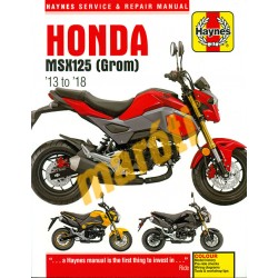 Honda MSX125 (Grom) '13 to '18 (Javítási kézikönyv)