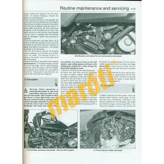 Honda MSX125 (Grom) 13 to 18 (Javítási kézikönyv)