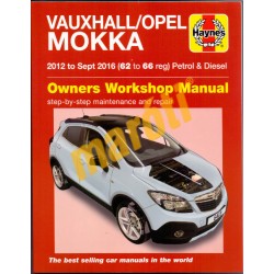 Vauxhall/Opel Mokka (2012-2016) Petrol Diesel (62 to 66 reg)
