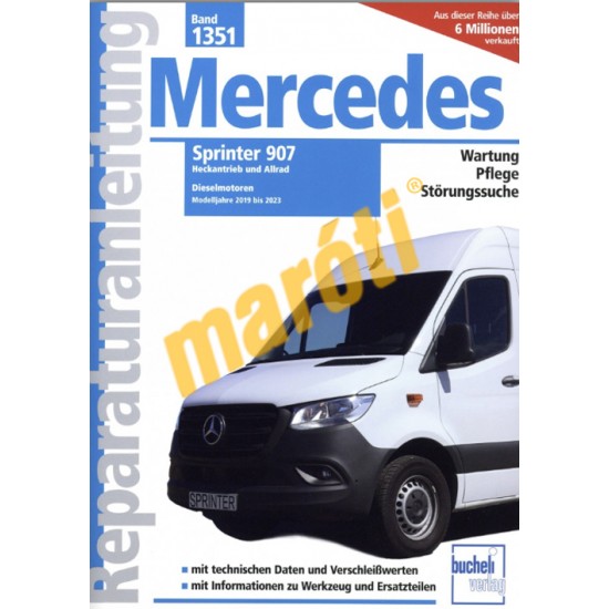 Mercedes Sprinter Diesel Ab Modelljahr 2019 -2023 Mercedes Sprinter Diesel Ab Modelljahr 2019 -2023