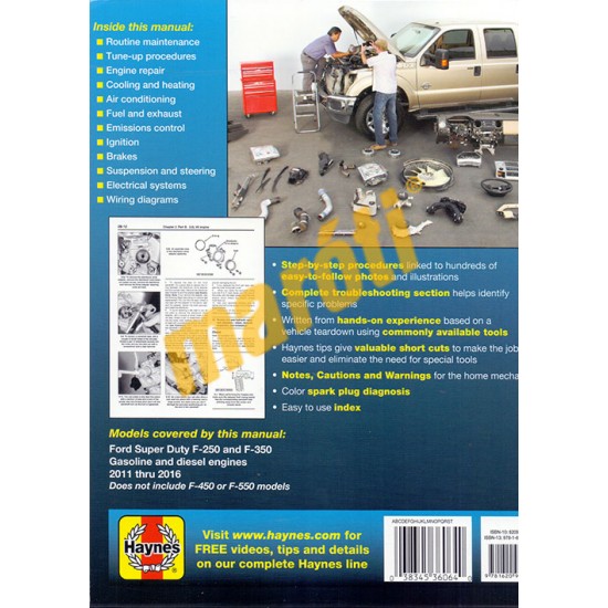Ford Super Duty F-250 & F-350 Pick-ups 2011-2016